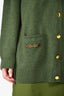 Gucci Green Cashmere Horsebit Detailed Long Cardigan Size S