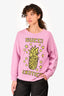 Gucci Pink/Yellow Pineapple Print Sweater Size S