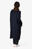 Thom Browne Navy Wool Striped Detail Long Cardigan Size 1