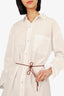 Citizens of Humanity White Belted Shirt Dress Size Small