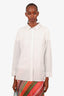 Opening Ceremony White Hook and Eye Back Detail Estimated Size S