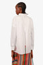 Opening Ceremony White Hook and Eye Back Detail Estimated Size S