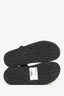 Prada Black/White Logo Sandals Size 37