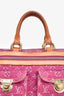 Louis Vuitton Pink Denim Speedy 30 (As Is)