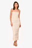 House of CB Cream Tiered Maxi Sleeveless Dress Size XS
