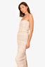 House of CB Cream Tiered Maxi Sleeveless Dress Size XS