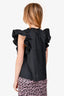 Ulla Johnson SS22 Black Ruffled Top Size 8