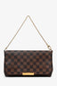 Louis Vuitton 2014 Damier Ebene Favourite MM Chain Shoulder Bag