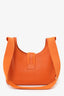 Hermes 2007 Orange Clemence Leather Tsako Bag
