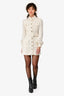 SAU LEE Cream Tweed 'Aubrie' Mini Dress Size 0
