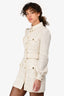 SAU LEE Cream Tweed 'Aubrie' Mini Dress Size 0