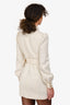 SAU LEE Cream Tweed 'Aubrie' Mini Dress Size 0