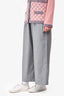 Sofie D'Hoore Grey Wide Leg Trousers Size 36