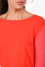 Max Mara Orange/Pink Pemplum Top + Skirt Set Size 42