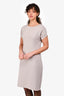 Max Mara Grey Wool Knit Dress Size M
