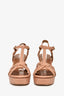 Saint Laurent Blush Leather Tribute Size 37.5