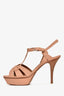 Saint Laurent Blush Leather Tribute Size 37.5