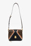 Louis Vuitton Black/Brown Leather Monogram Pochette Metis Brogue Bag with Strap