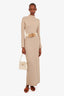 Aeron Beige Knit Knit Maxi Dress Est. Size S-M