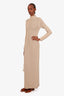 Aeron Beige Knit Knit Maxi Dress Est. Size S-M