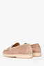 Loro Piana Taupe Suede 'Summer Charm' Loafers Size 37