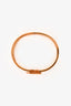 Hermes Rose Gold Toned/Taupe Enamel 'Clic Cadenas' Bracelet