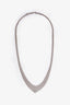 Tiffany & Co. Elsa Peretti Sterling Silver Mesh Bib Necklace