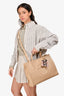 Telfar Cream Medium Shopping Tote Bag