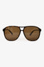 Gucci Dark Tortoise Aviator Sunglasses