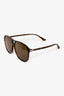 Gucci Dark Tortoise Aviator Sunglasses