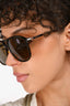 Gucci Dark Tortoise Aviator Sunglasses