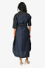 Loewe Navy Blue Cotton Poplin Tunic Dress with Belt Size 34