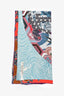 Hermès Ex-Libris en Kimonos Wool Scarf