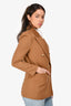 Saint Laurent Camel Cashmere-Blend Jacket with Gold Buttons Size 34