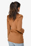 Saint Laurent Camel Cashmere-Blend Jacket with Gold Buttons Size 34