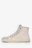 Gucci White GG Canvas High Top Sneakers Size 37