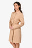 Soia & Kyo Tan/Green Cotton Belted Trench Coat Size XS