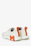 Hermès Black/Grey/Orange 'Bouncing' H Sneakers Size 45 Mens