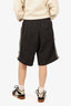 Gucci Black/Red/Green Side Panel 'GG' Sweat Shorts Size M Mens