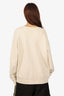 Gucci Cream Horse Logo Sweater Size XL Mens