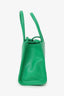 Telfar Green Faux Leather Small Crossbody Shopping Bag