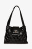 Pre-Loved Chanel™ 2000-2 Black Patent Leather Tote SHW (As Is)