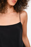 Flippa K Black Silk Slip Dress Size S