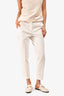 Max Mara White Cropped Pants Size 2 US