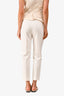 Max Mara White Cropped Pants Size 2 US
