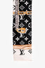 Louis Vuitton Black/White Monogram Graphic Printed Twilly