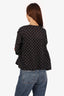 Isabel Marant Etoile Black/White Polka Dot Blouse Size S