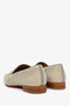 Christian Louboutin Taupe Raffia Loafers Size 42 Mens
