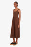 Matteau Brown Knit Sleeveless Dress Size Medium