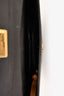 Christian Dior Vintage Black/Brown Leather Crossbody Bag